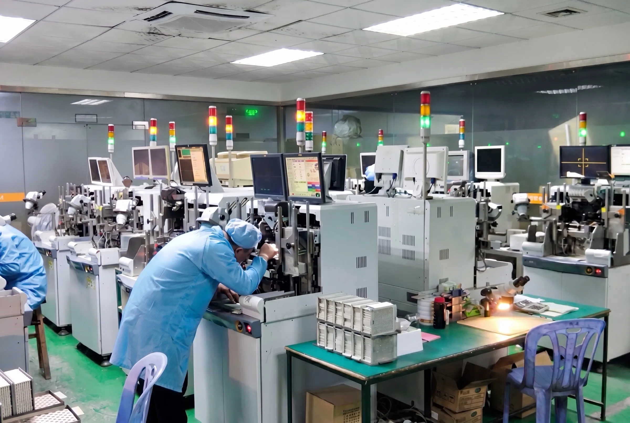 Pileds factory — SMT Line